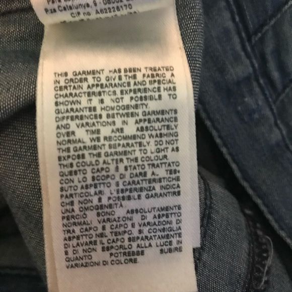 NWT $228 DIESEL | Tidova Distressed Lightweight Denim Dress in Distressed - Picture 11 of 14